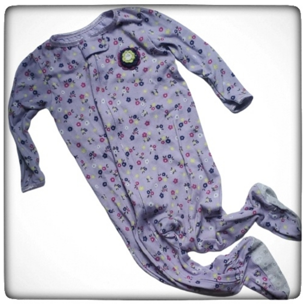 Carter's Flower Super Comfy Onsie-18M